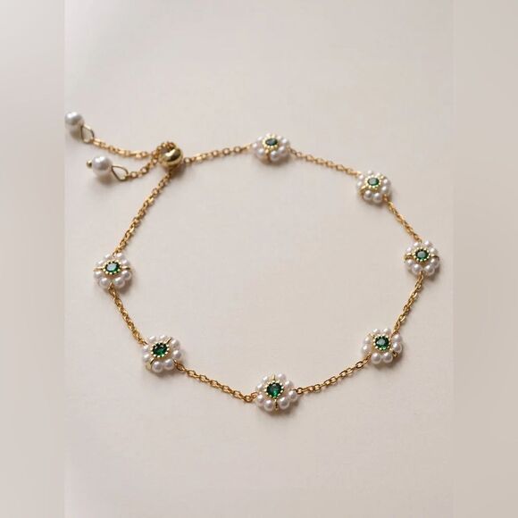 Boho flower bracelet M590 - Picture 1 of 5